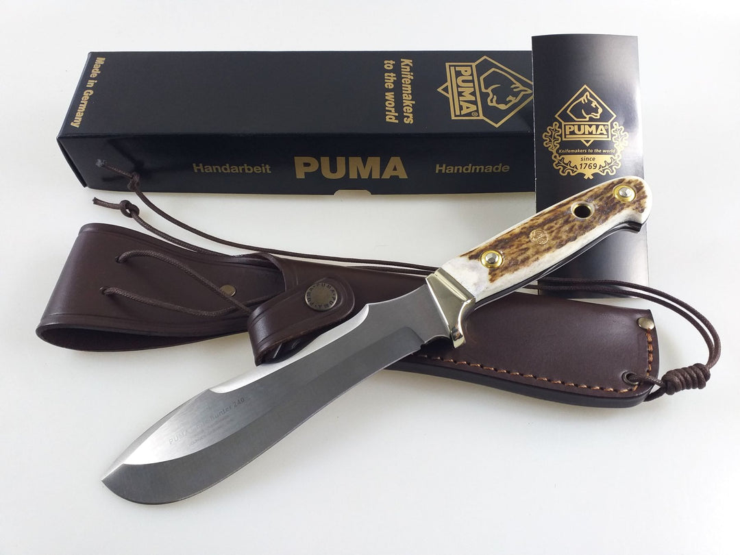 PUMA White Hunter 240 Stag Knife