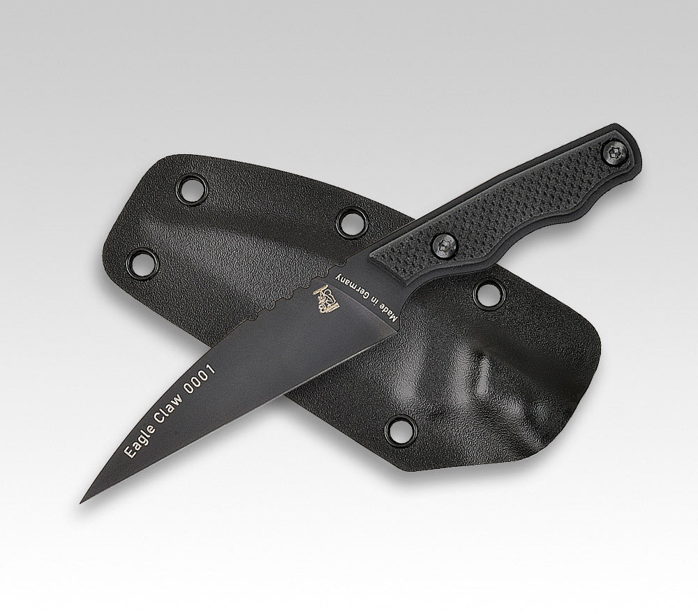 Eagles Claw Neck Knife - Finger Hole Neck Knives - Neck Knife with Sheath