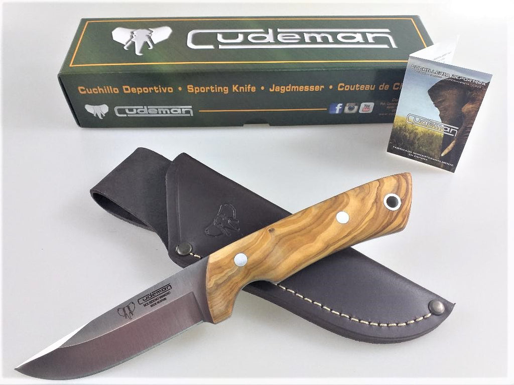 Cudeman Olive wood Knife