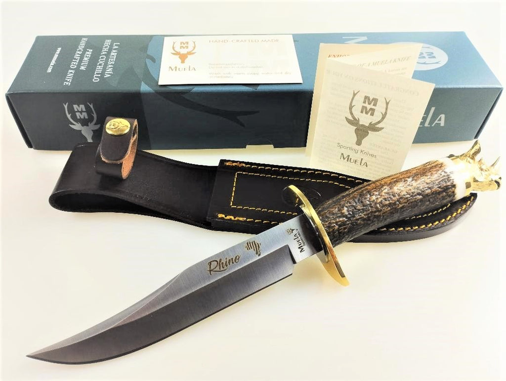 NEW MUELA DEFENDER BOWIE 22 HUNTING FISHING KNIFE